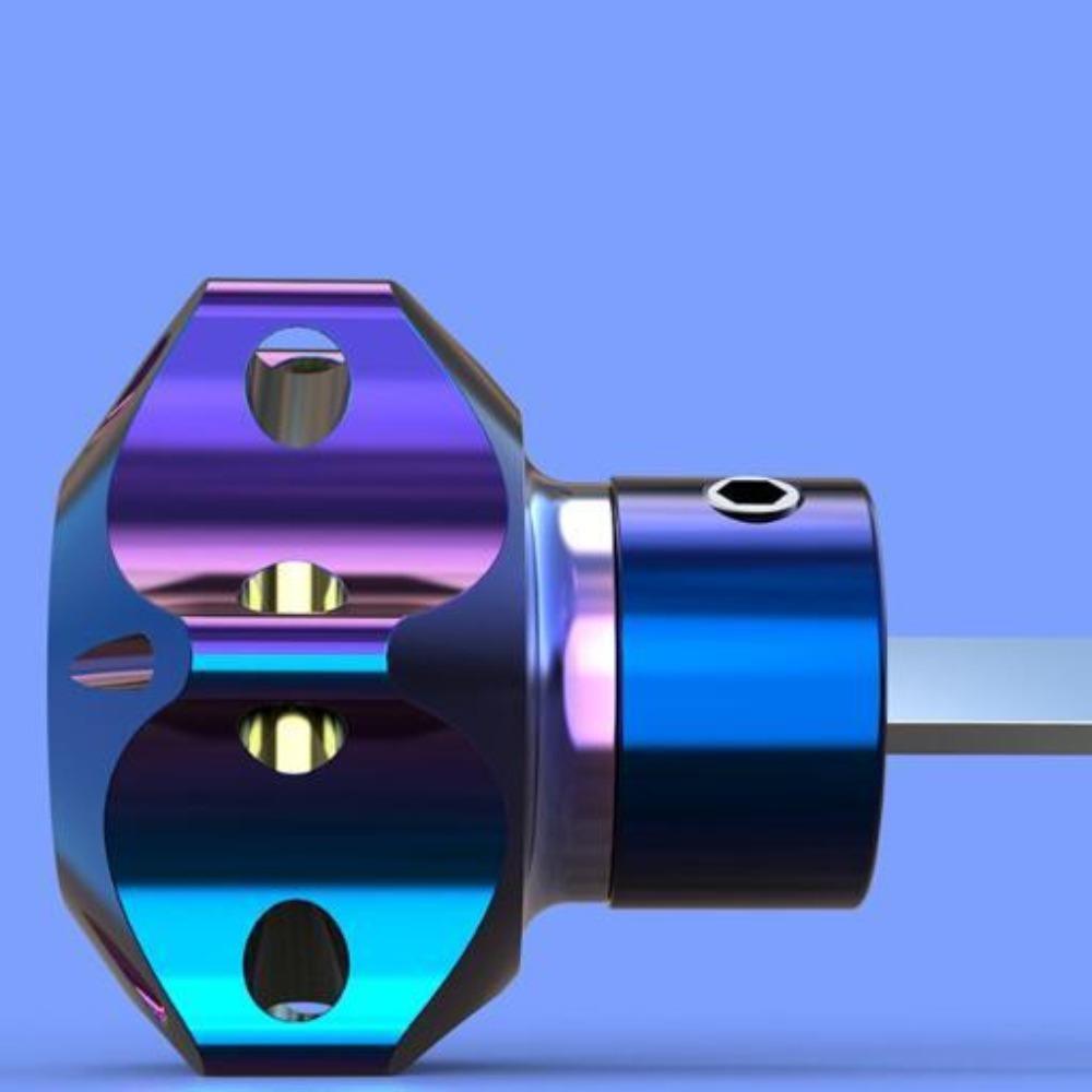 General Motors мотоциклетная ключевая головка из алюминиевого сплава, титановый горящий шестигранный наконечник для сверла, детали для украшения автомобиля