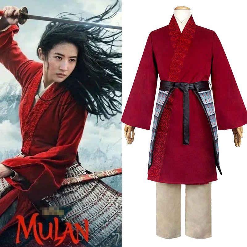 Beautifully Crafted Hua Mulan Cosplay Costume For Halloween And Parties With Soft Material