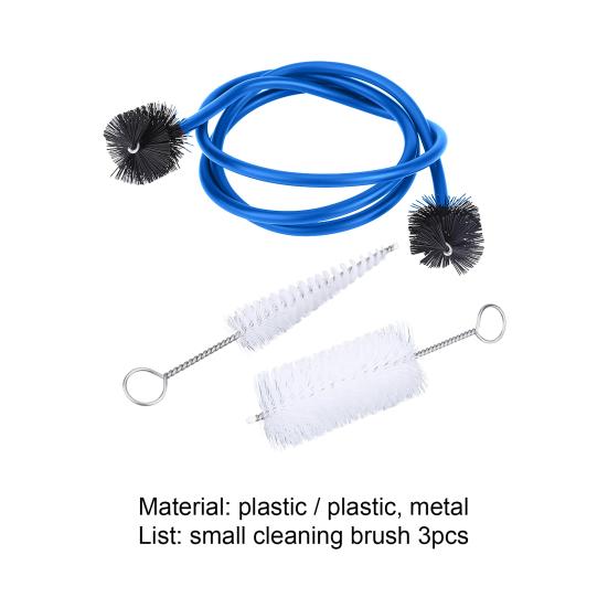 1 Набор для ухода за трубой Гибкий Удобный захват Аксессуар Ершик-змейка Щетка для мундштука