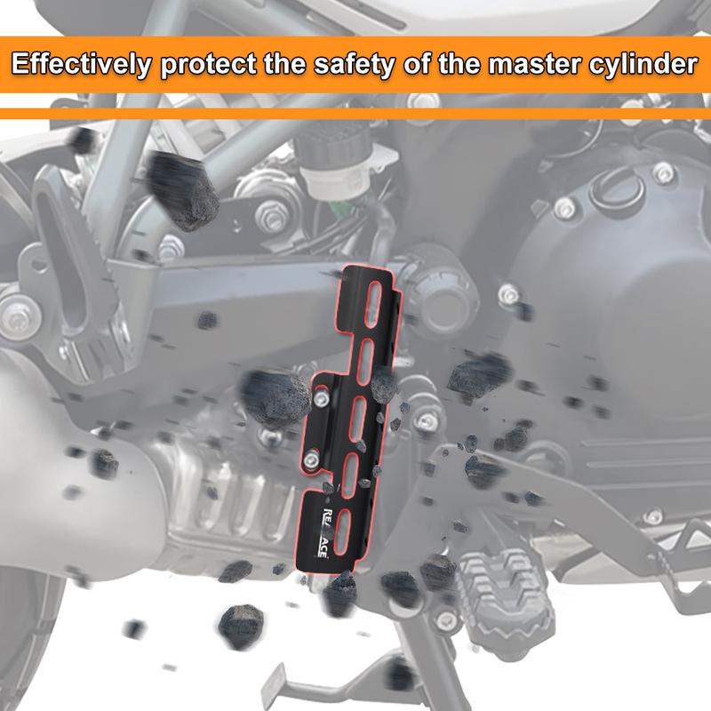 Cylinder Protection Cover For ROYAL ENFIELD HIMALAYAN 450 2024- Motorcycle Accessories Rear Brake Master Cylinder Guard Black