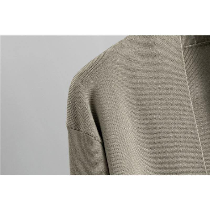 Осенне-зимний женский трикотажный костюм больших размеров Lazy Temperament без рукавов, жилет, свитер, кардиган, брюки