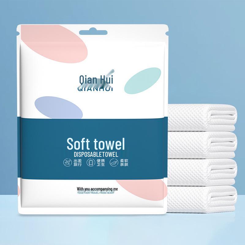 Compact Disposable Bath Towel - Thick, Portable, Foldable for Travel, Outdoor, Hotel, or Business Use