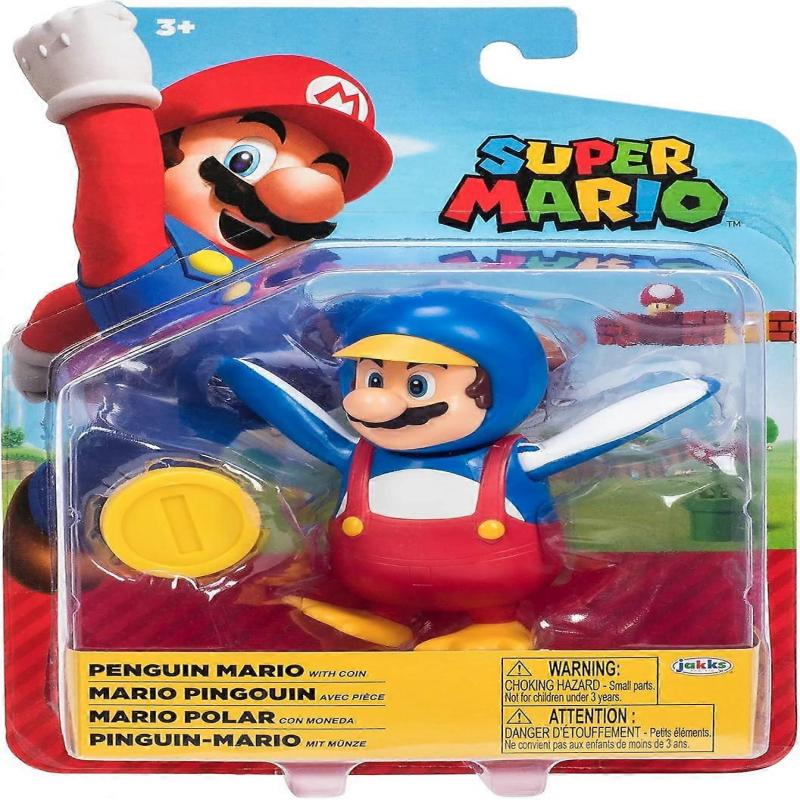Super Mario - 4Inch Figure Penguin Mario Kids Toy
