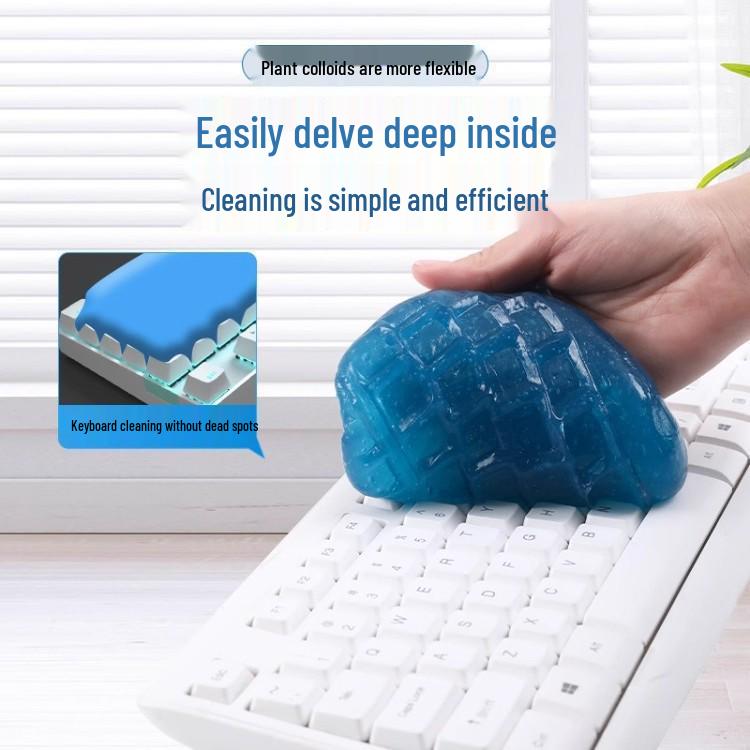 Гель для чистки клавиатуры: Эффективная замазка для удаления пыли и пепла с настольных компьютеров, ноутбуков и механических клавиатур
