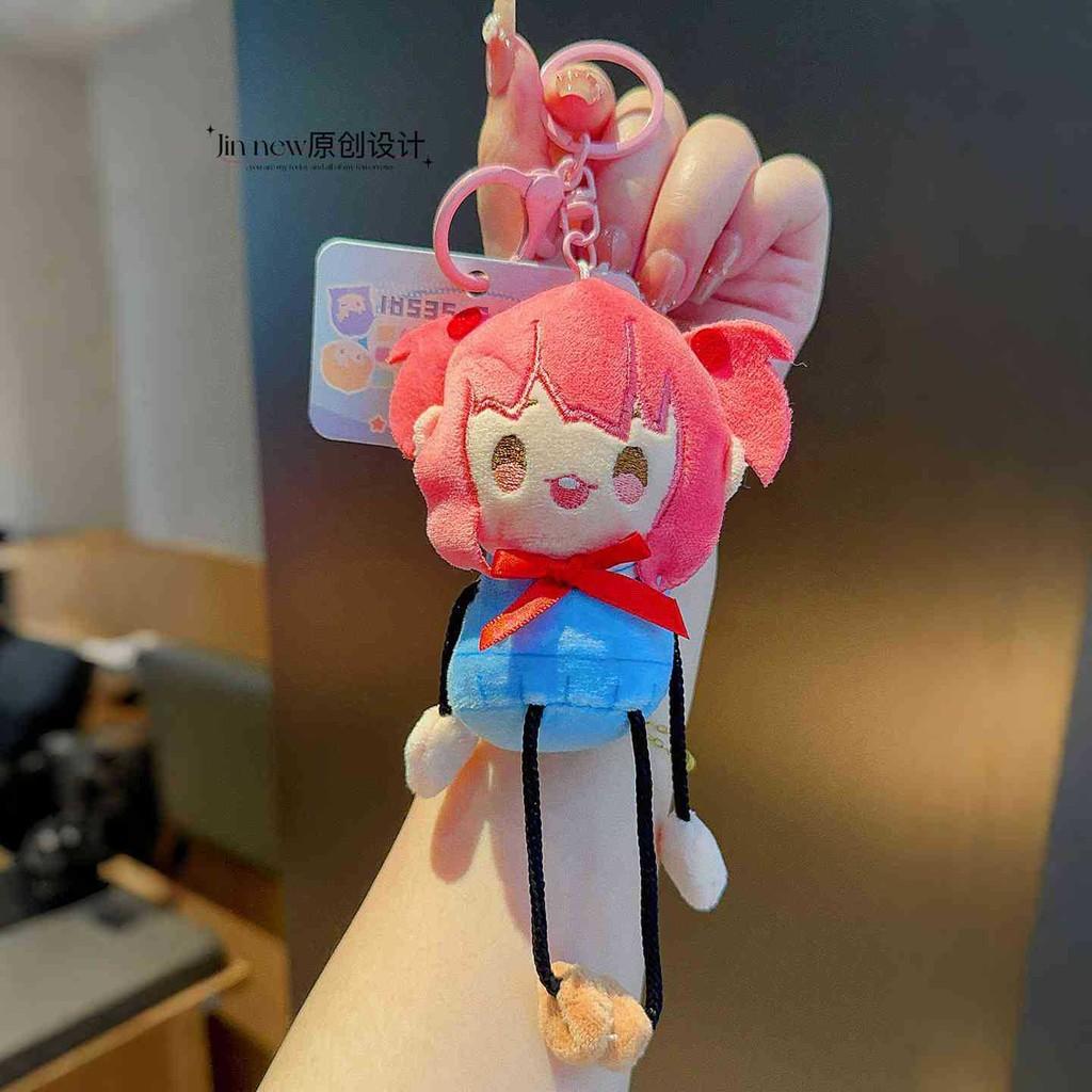 Плюшевый брелок с мультяшными персонажами, подвеска-мягкая кукла, украшение для рюкзака, подарок