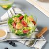 350/600ml Salad Bowl Heat-Resistant Matcha Bowl Multipurpose Glass Mixing Bowl  Yogurt