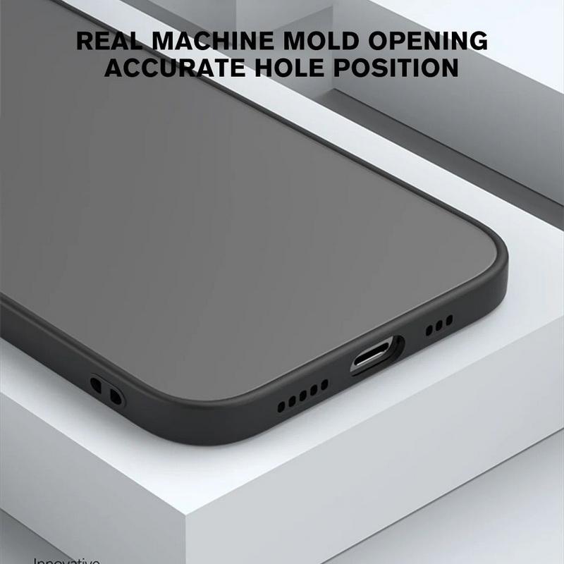 Противоударный матовый мягкий бампер прозрачный жесткий чехол для iPhone 16 Pro Max 15 14 13 Samsung S25 S24 S23 A56 A36 Xiaomi 14T 13T Pro Redmi Note 13 Pro 12