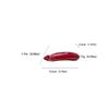Acrylic Small Hairpin Fashion Ponytail Hairpin Minimalist Women Solid Color Banana Clip Hairpin Women Banana Clip Brown Red 2025