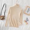 Women Fall Turtleneck Sweater Knitted Soft Pullovers Jumpers Basic Soft Sweaters Blouse