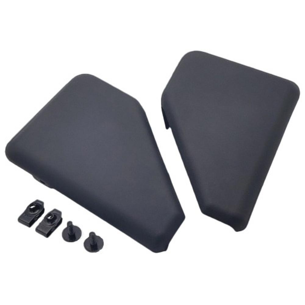 ABS Material Car Running Board Step Bar End Cap Side Step Plate End Cover FL3Z16A455BA FL3Z16N455BA For Ford F150 2015-2022