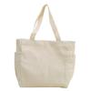 Large Capacity Canvas Commute Tote Bag Women Student Portable Shoulder Bag Travel Handbag