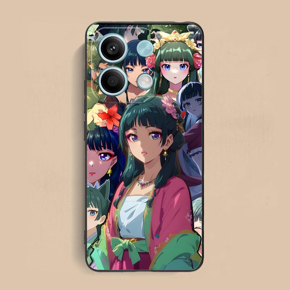 Чехол для телефона «Дневники апотекаря» Маомао для Xiaomi Redmi Note 14 13 12 11 A5 3 2 1 Pro Plus 4G 5G Цветная печать Роскошный