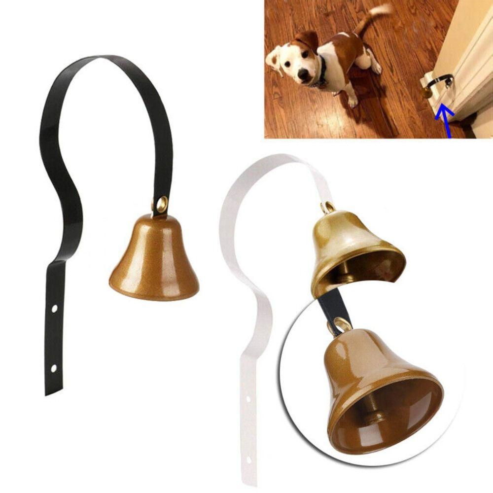 Creative Shop Decor Supplies Home Wall Mounted Pet Dog Bell Door Bell Metal Training Doorbell