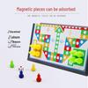 Портативная складная магнитная игра Лудо и Гомоку Шахматная игрушка