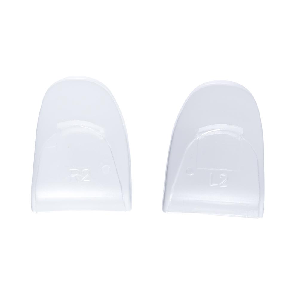 Набор из 2 шт. Прочные удлинители триггеров R2 L2 для контроллера PS4 (прозрачный)