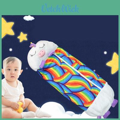 Большой детский мультяшный спальный мешок Happy Nappers, плюшевая кукла-подушка для максимального комфорта