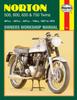 Книга Norton 500, 600, 650 & 750 Twins (57 - 70) Haynes Repair Manual
