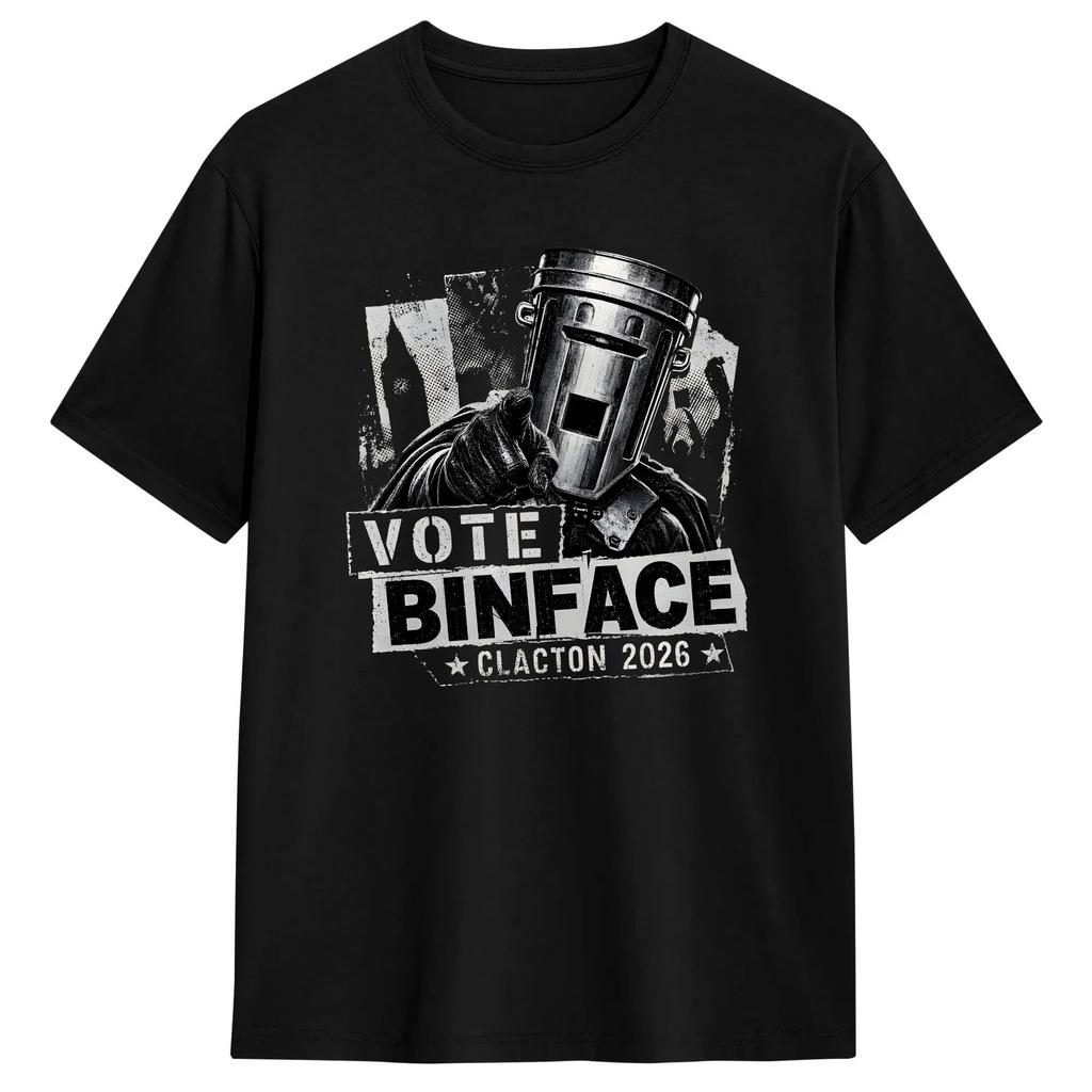 Men Tshirts Vote Binface 2026 Humor 100 Cotton Tee Shirt Short Sleeve T Shirt O Neck Tops Graphic