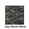 High Quality 3D Foam Wall Panel Brick Retro Wallpaper Ceiling Self Adhesive Wallpaper Background Wall Home Decoration 35cmX30cm 3/5/10Pcs