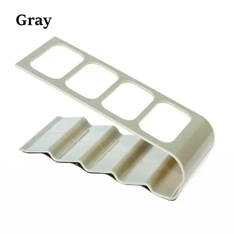 Бытовое Портативное Хранение Креативный Четырехсекционный Контроль Удобная Подставка Стойка для Хранения Пластиковая Настольная Стойка Аксессуары