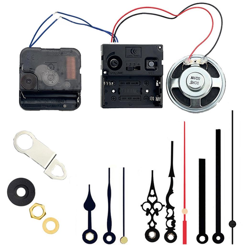 Precise 12888 Clock Movement Quartz Clock Mechanism Battery Powered Repair Part for Wall Clock with 3Set Hand Shaft