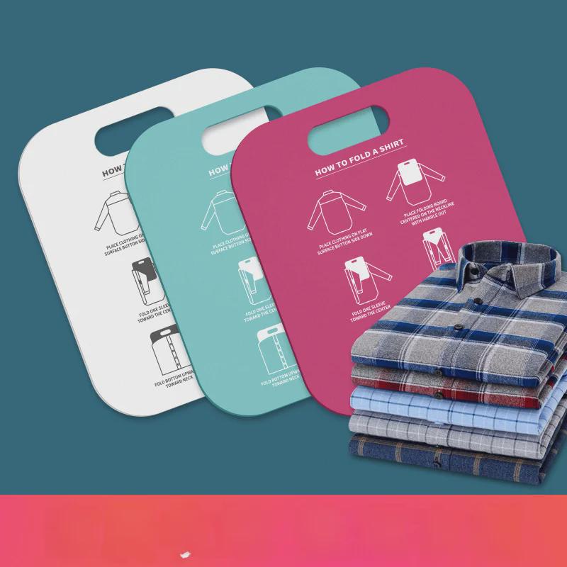 Удобная доска для складывания одежды для домашнего использования – эффективный инструмент для складывания рубашек и органайзер