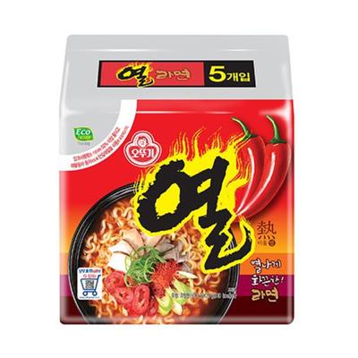 Ottogi Йёль Рамен Упаковка 120 г х 5 шт. (2 варианта)