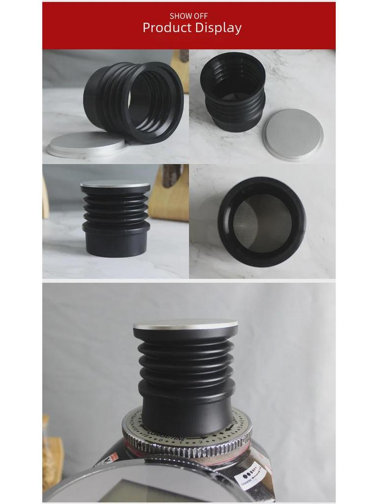 Итальянская кофемолка DF64 с телескопическим выдувным контейнером для зерен для очистки от остатков порошка