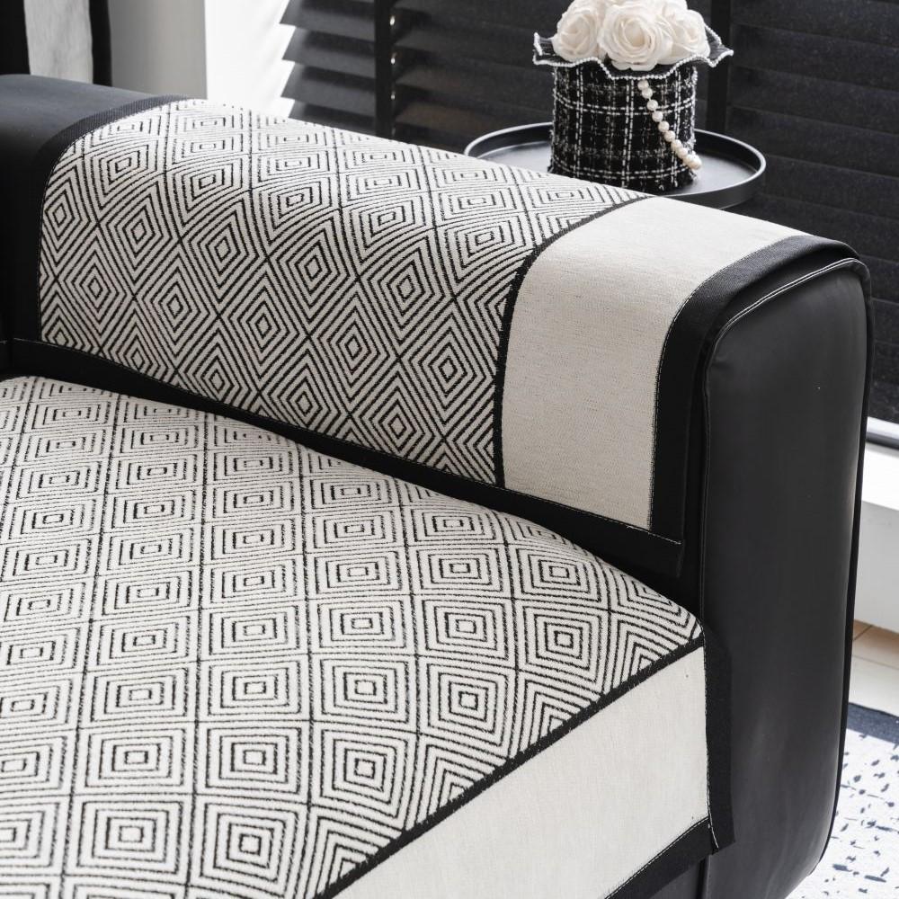 Living Room Non-slip Couch Sofa Cover Summer Nordic Universal Chenille Sofa Cushion Cover Slipcover Funda