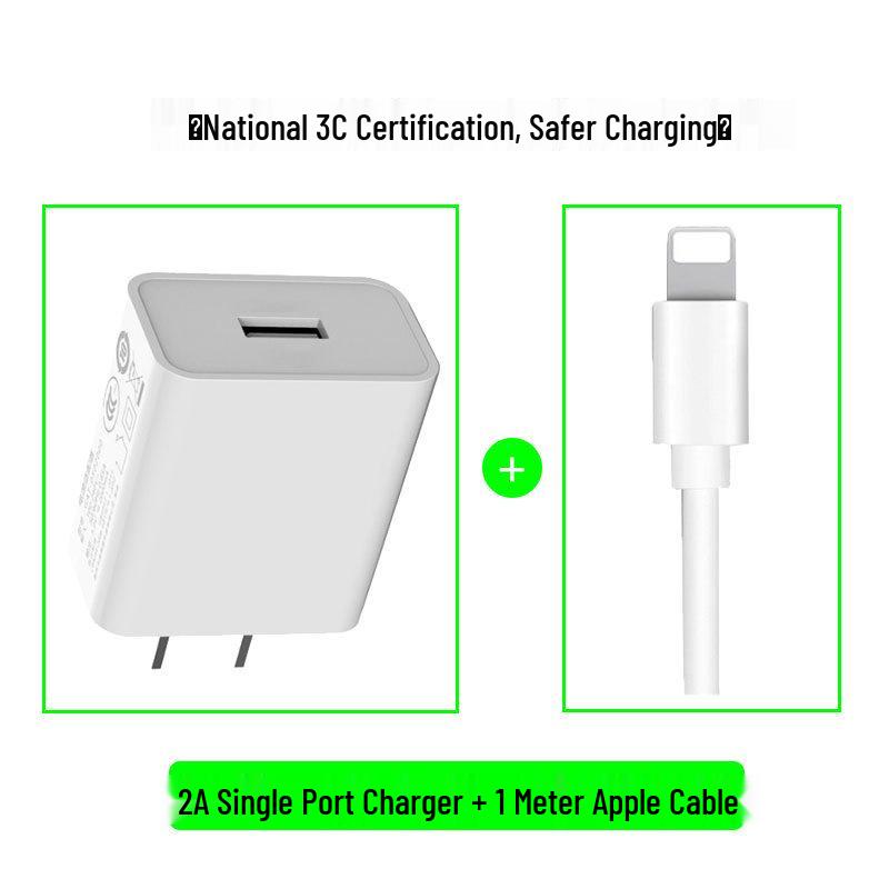 Зарядная головка USB 5 В 2 А для мобильных телефонов, Bluetooth-наушников, телефонов для пожилых и колонок