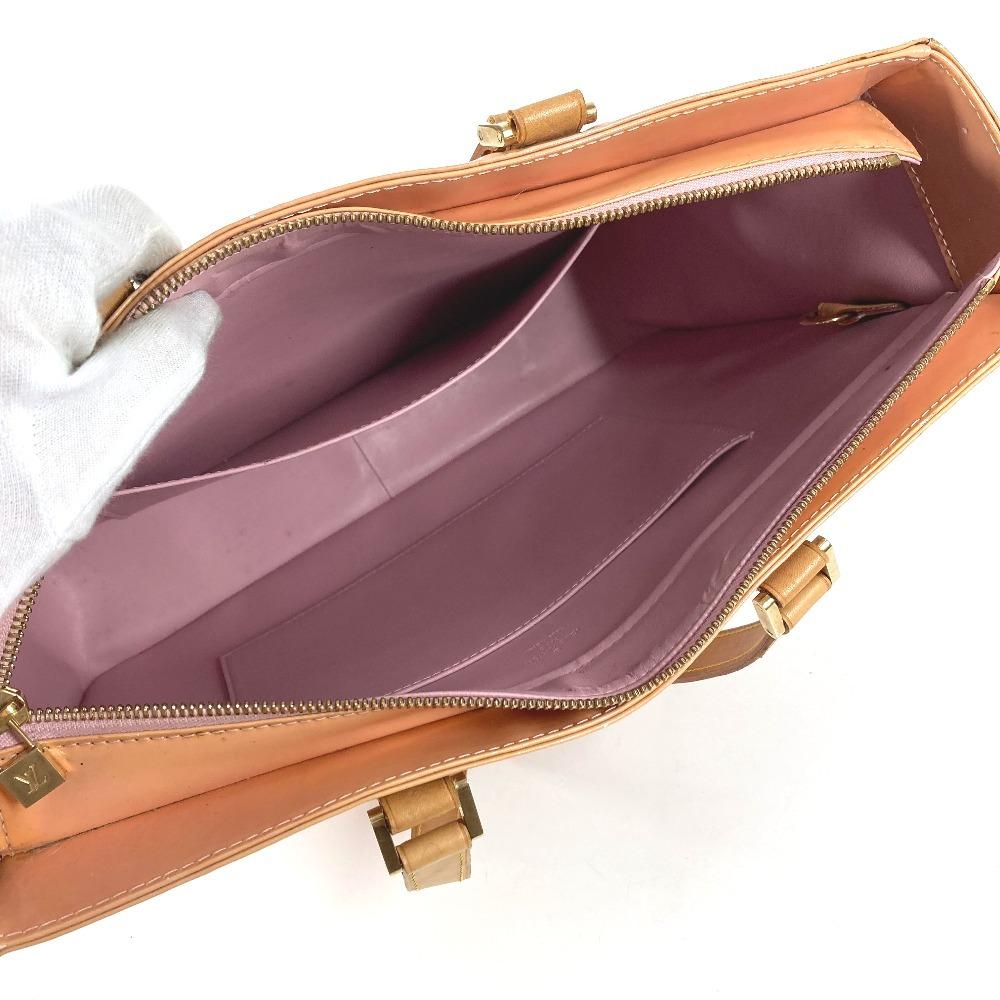 Louis Vuitton M91032 MonogramVernis Columbus Bag Tote Bag Shoulder Bag Baby pink