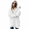 Winter Warm Women's Fashion Hooded Cardigan Long Sleeve Windbreaker Comfortable Hoodie Coats for Lady