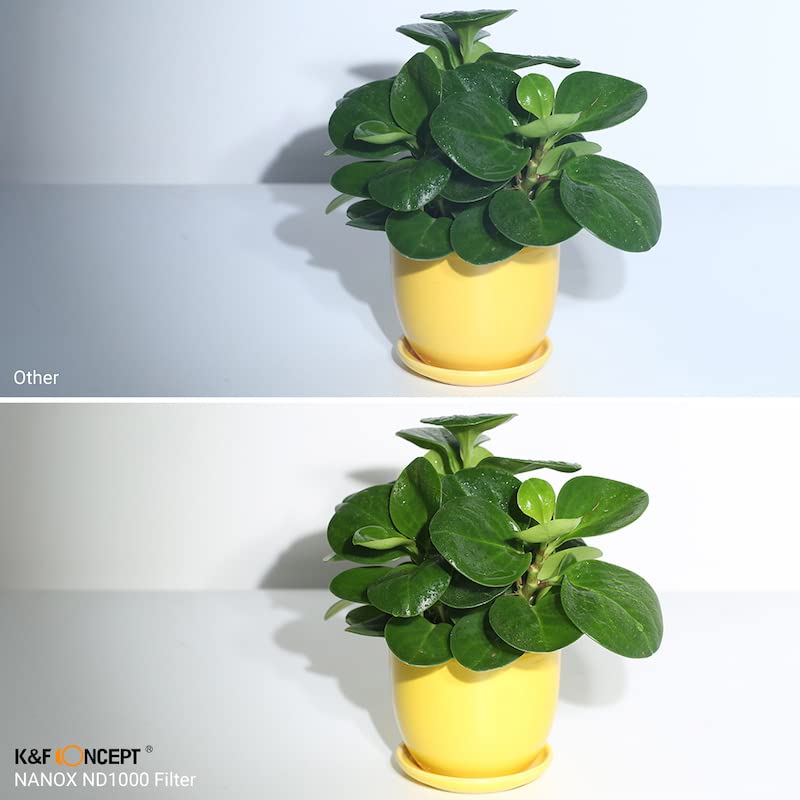 Concept 52mm ND Filter ND1000 High Density ND German SCHOTT Optical Glass Thin Frame Design for Less Vignetting MRC Nano Coating Water Repellent