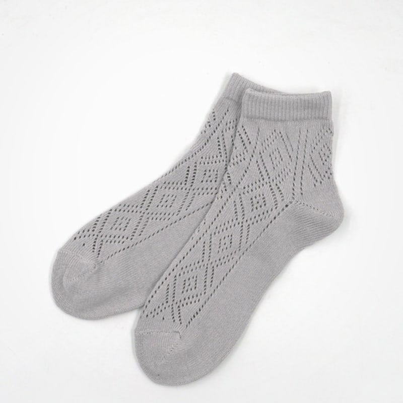 UNBDAY Women's Pastel Socks - Gray