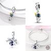 New 925 Sterling Silver Blue Astronaut Beads Fit Original  Bracelet Ladies Jewelry DIY Gift Hot Sale High Jewelry