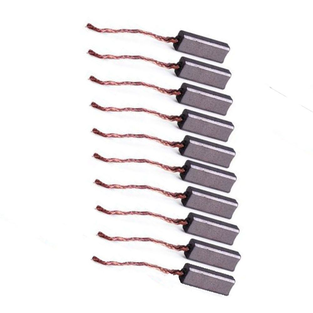 sale 4.5 x 6.5 x 20mm Generic Brush Replacement Electric Motor Carbon Brushes Wire Leads Generator