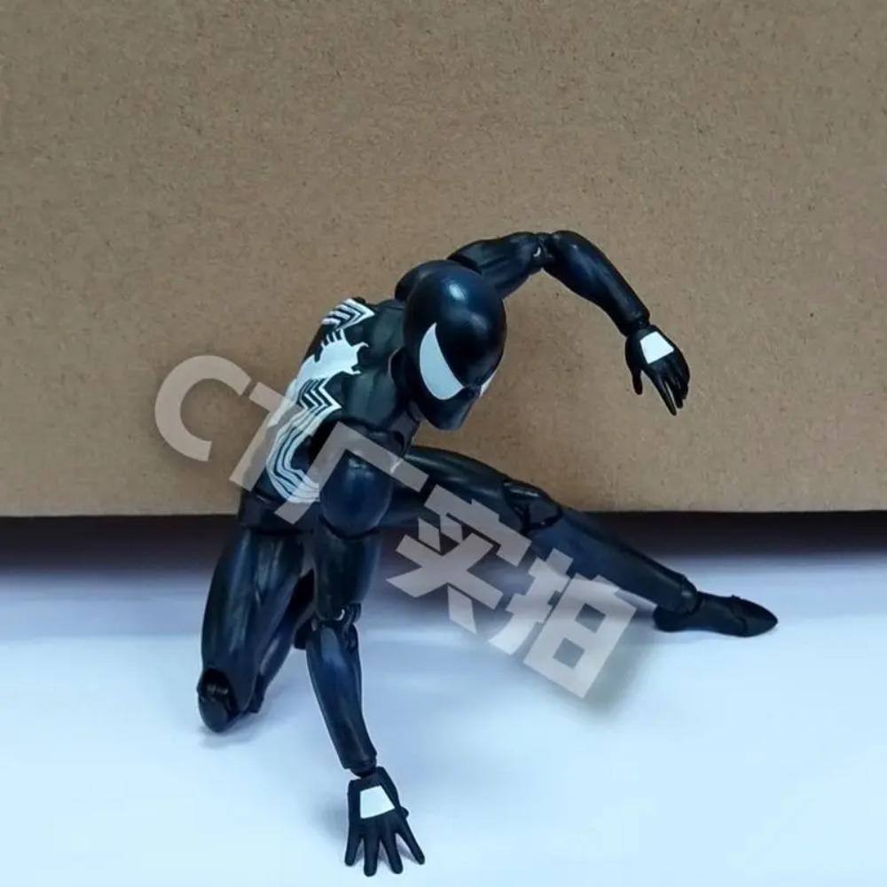 В наличии Ct Toys Фигурка Человека-паука Mafex 147 Симбиот Черный костюм Веном Удивительный Человек-паук Аниме Фигурка Действия Подарки Игрушки