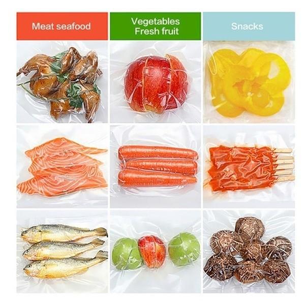 50 шт. кухонные вакуумные пакеты для еды для Sous Vide, сумка для хранения продуктов питания, вакуумные упаковочные пакеты, кухонные аксессуары