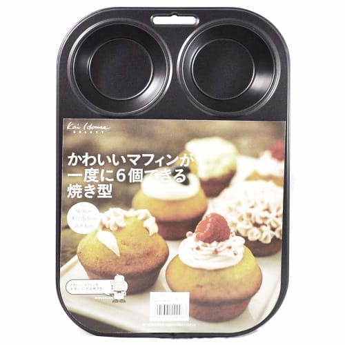 Kai House Select DL6173 KAI Muffin Mold 6 Pieces