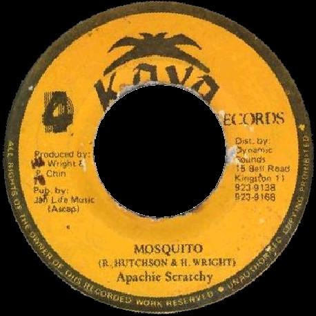 Пластинка 7 дюймов APACHE SCRATCHY Mosquito NONE Kaya Records Ямайка Регги Ска Даб Б/у
