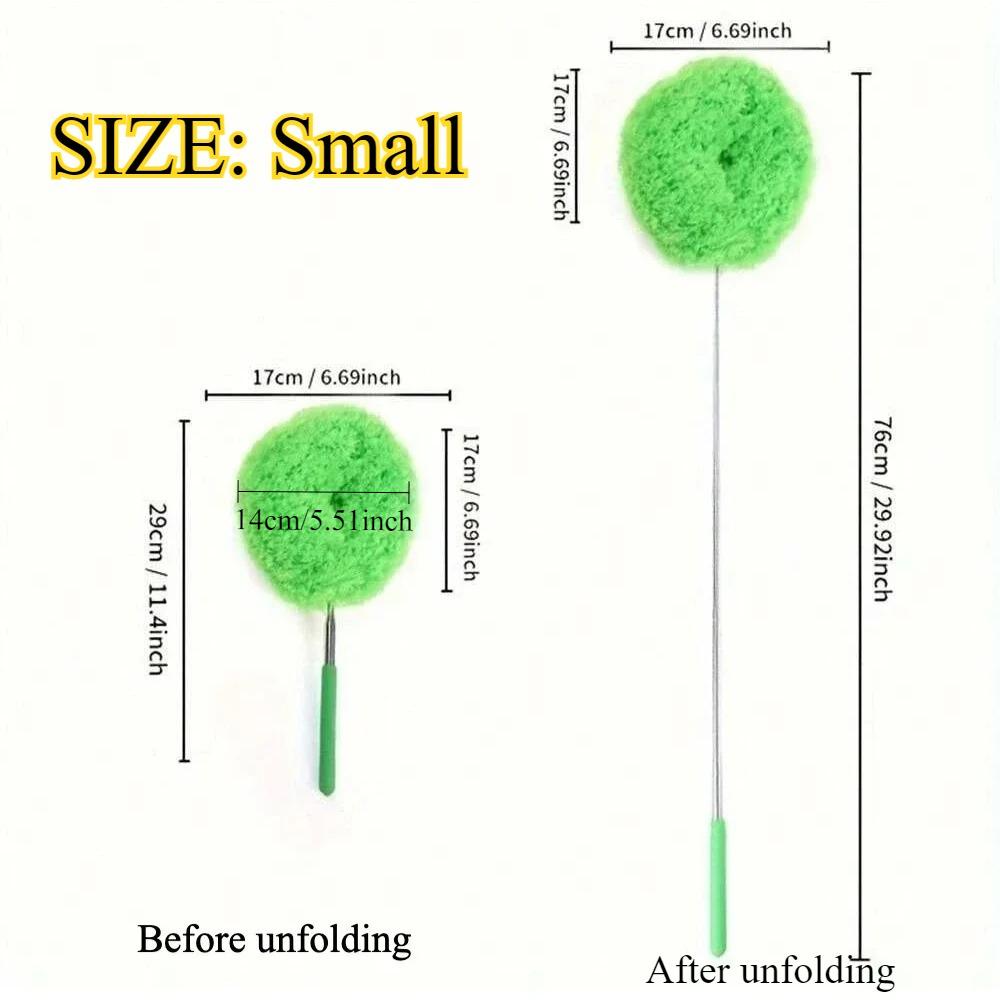 Microfiber Ceiling Fan Duster Extends Up To Long Handled Dust Locking Reusable And Cleaner Brush For Effortless Cleaning