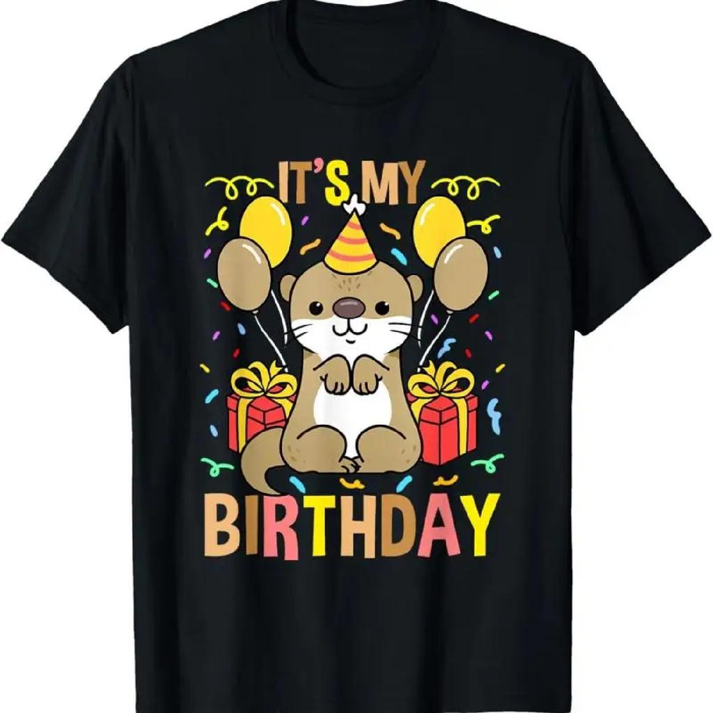 Its My Birthday Otter T Shirt