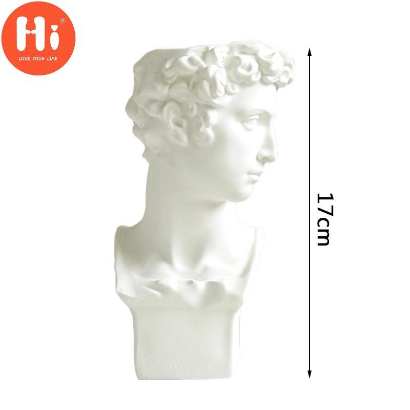 Привет мода в скандинавском стиле креативная ваза с человеческой головой вазы для цветов декоративные украшения из смолы