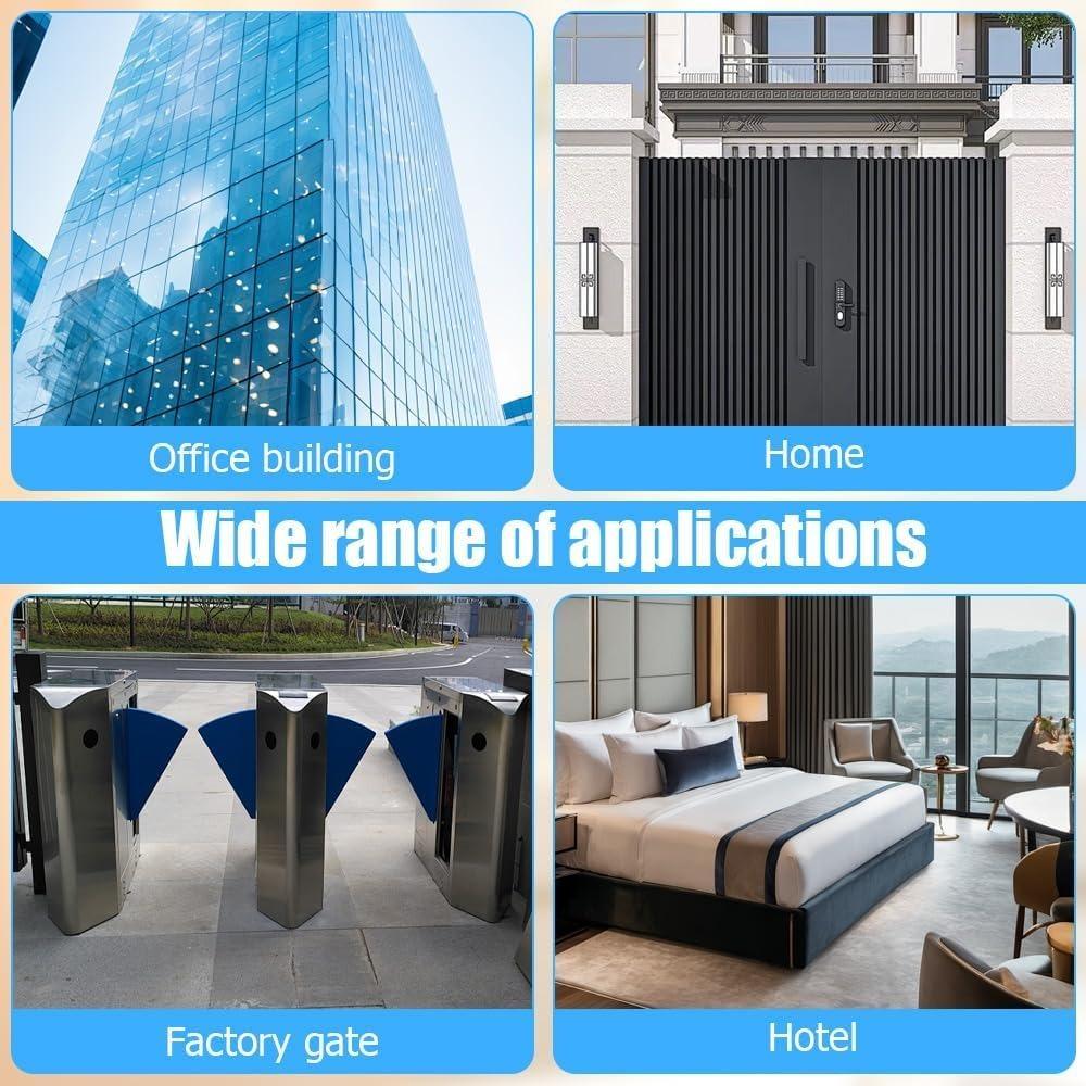 RFID-считыватель-писатель Портативный ручной считыватель-писатель идентификационных карт 125 кГц с 6 записываемыми картами и 6 записываемыми метками