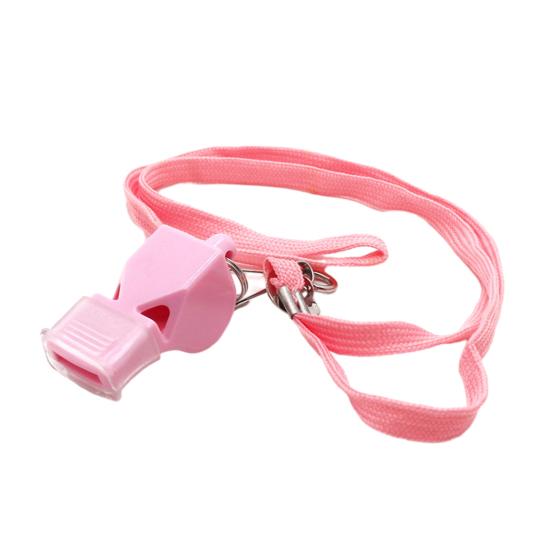 Свисток с шнурком и ручкой для рта. Пластиковый спортивный свисток. Громкий четкий звук. Свисток для тренеров, судей, тренировок, кемпинга, выживания в чрезвычайных ситуациях.