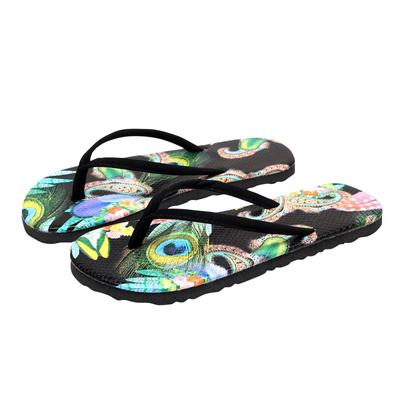 Новый этнический стиль, цветы, пляжные тапочки, женские летние приморские нескользящие шлепанцы с толстой подошвой, модные сандалии на танкетке