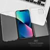 Двойной полный защитный чехол на 360 градусов для iPhone 13 12 11 Pro X XR XS Max 8 7 6S 6 Plus, прозрачный мягкий силиконовый жесткий чехол для ПК