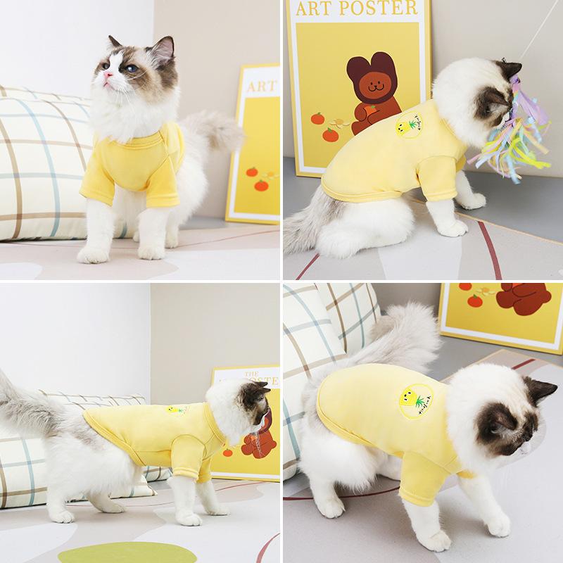 Dog Hoodie Coat Spring Autumn Pet Coat Garment Small Dog Costume Cat Clothes Puppy Bichon Pomeranian Poodle Maltese Dog Clothing