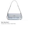 COACH Hailey Coated Canvas With Leather Crossbody Bag, Shoulder Bag Small Women's Blue CBJ18-SVNB9
