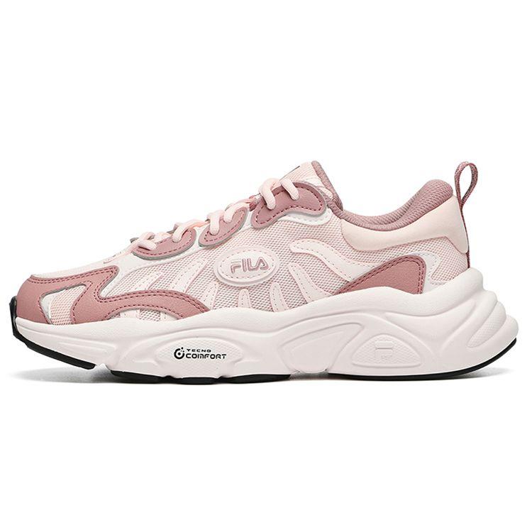 Fila Кроссовки на платформе Court Deluxe Бело-розовые F12W232129FWS